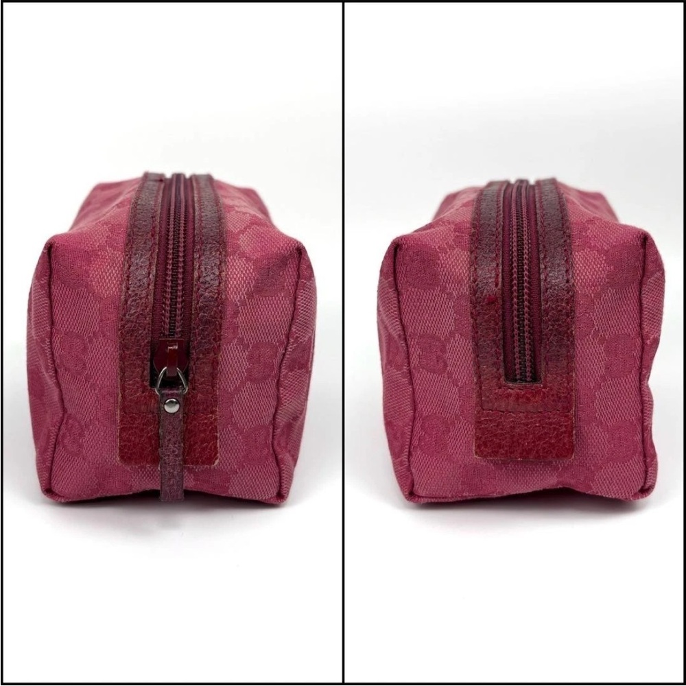 Gucci Pink Monogram Pouch - Picture 4 of 11